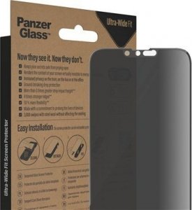 PanzerGlass PanzerGlass Ultra-Wide Fit iPhone 14 Plus / 13 Pro Max 6,7" Privacy Screen Protection Antibacterial P2773 3