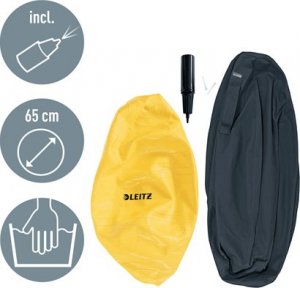 Leitz PIŁKA DO SIEDZENIA LEITZ ERGO COSY AKSAMITNY SZARY 4