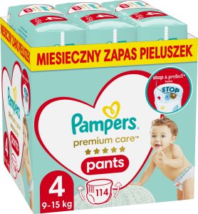Pampers Pieluchomajtki Pants Premium Care 4, 9-15 kg, 114 szt. 1