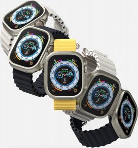 Ringke RINGKE SLIM 2-PACK APPLE WATCH ULTRA (49 MM) CLEAR & TITANIUM GREY 3