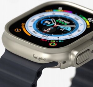 Ringke RINGKE SLIM 2-PACK APPLE WATCH ULTRA (49 MM) CLEAR & TITANIUM GREY 4