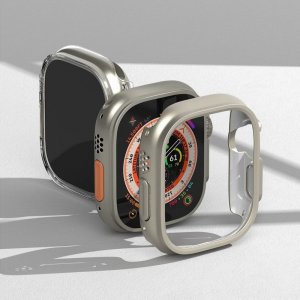 Ringke RINGKE SLIM 2-PACK APPLE WATCH ULTRA (49 MM) CLEAR & TITANIUM GREY 8