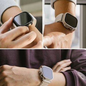 Ringke RINGKE SLIM 2-PACK APPLE WATCH ULTRA (49 MM) CLEAR & TITANIUM GREY 10