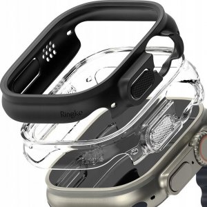 Ringke RINGKE SLIM 2-PACK APPLE WATCH ULTRA (49 MM) CLEAR & MATTE BLACK 2