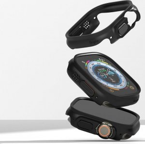 Ringke RINGKE SLIM 2-PACK APPLE WATCH ULTRA (49 MM) CLEAR & MATTE BLACK 5