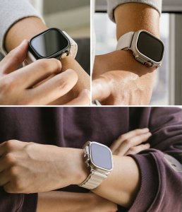 Ringke RINGKE SLIM 2-PACK APPLE WATCH ULTRA (49 MM) CLEAR & MATTE BLACK 9