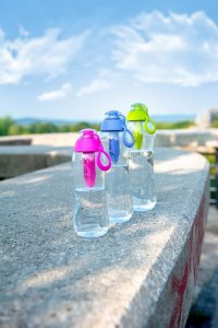 Dafi CZERWONA BUTELKA 0,3L + 1 FILTR WKŁAD DO WODY 4