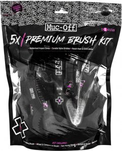 Muc-Off Muc-Off cleaning brushes 5x Premium Brush Kit (black, 5-piece set) 1