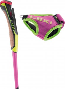 Leki Kijki biegowe narciarskie PRC 750 pink 145 cm 3
