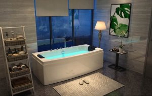 Wanna Home Deluxe Dwuosobowa wanna z hydromasażem 173x80 3