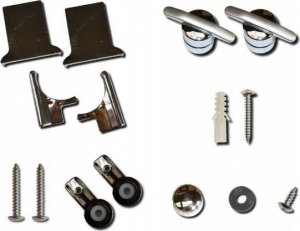 HDL Wahadłowe Drzwi Prysznicowe 95x195 Szkło Mleczne 8