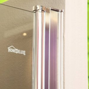 HDL Wahadłowe Drzwi Prysznicowe 115x195 Szkło Przez 2