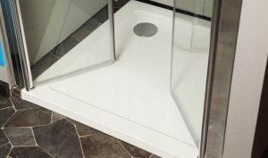 HDL Wahadłowe Drzwi Prysznicowe 115x195 Szkło Przez 4