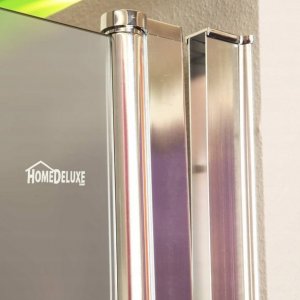 HDL Wahadłowe Drzwi Prysznicowe 115x195 Szkło Mleczne 3