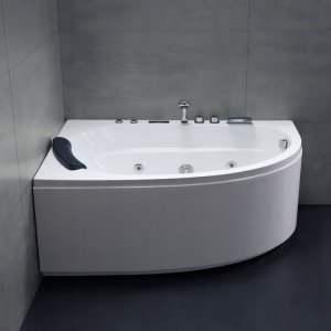 Wanna AWT Narożna Wanna Z Hydromasażem 150/100 Z Baterią 4