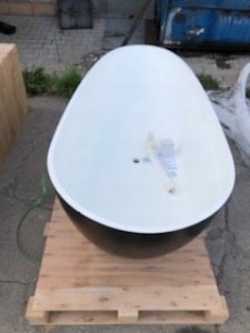 Wanna EAGO Wolnostojąca wanna z konglomeratu 185x83 gat2 7