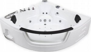 Wanna HDL Narożna dwuosobowa wanna z hydromasażem 157x157 2