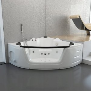 Wanna HDL Narożna dwuosobowa wanna z hydromasażem 157x157 3