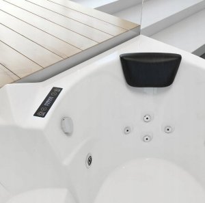 Wanna HDL Narożna dwuosobowa wanna z hydromasażem 157x157 6
