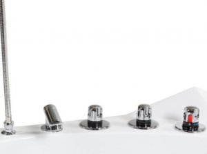 Wanna HDL Narożna dwuosobowa wanna z hydromasażem 157x157 9