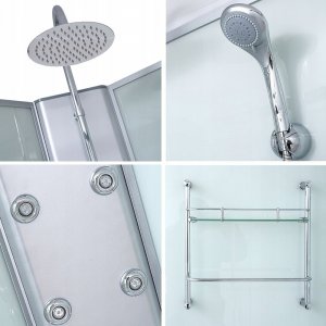 HDL Kabina prysznicowa 90x90 z hydromasażem 6