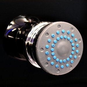 HDL Kabina prysznicowo-parowa 90x90 czarna, led, radio 6