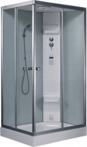 EAGO Kabina parowo-prysznicowa 120x90 prawa biała 1