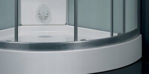 EAGO Kabina parowo-prysznicowa 120x90 prawa biała 3