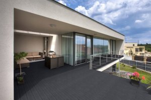 HDL Deska tarasowa kompozytowa antracyt 220x14,6 2m2 2