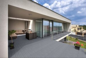 HDL Deska tarasowa kompozytowa jasnoszara 220x14,6 2m2 2