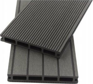 HDL Deska tarasowa kompozytowa jasnoszara 220x14,6 2m2 3