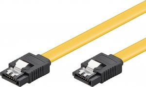 Kabel do dysku twardego SATA, 0.5 m, żółty, Logo blistr, 6 Gb/s 1