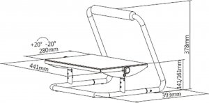 Powerton Podstawa ergonomiczna pod nogi (WPEFR1) 14