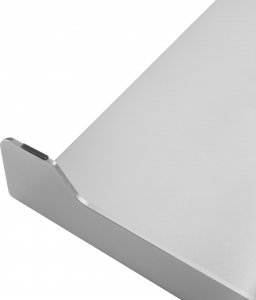 Powerton Podstawa pod monitor, nowoczesny minimalistyczny design, srebrny, aluminium, 10 kg nośność, Powerton, ergo 7