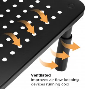 Powerton Podstawa pod monitor, czarna (WPEMS1) 2