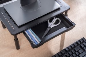 Powerton Podstawa pod monitor, czarna (WPEMS1) 3