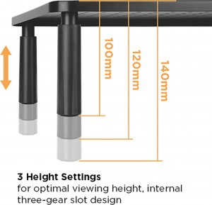 Powerton Podstawa pod monitor, czarna (WPEMS1) 9