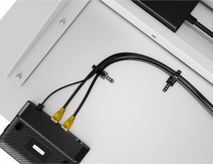 Powerton Stelaż / podstawa biurka, elektycznie regulowany, regulacja rozstawu 500mm, system antykolizyjny, biały, 100 kg nośność, Powerton 12