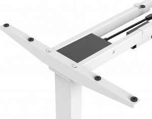 Powerton Stelaż / podstawa biurka, elektycznie regulowany, regulacja rozstawu 500mm, system antykolizyjny, biały, 100 kg nośność, Powerton 8