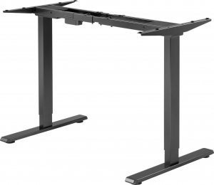 Powerton Stelaż / podstawa biurka, elektycznie regulowany, regulacja rozstawu 500mm, system antykolizyjny, czarny, 100 kg nośność, Powerton 2