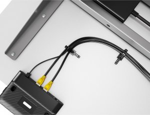 Powerton Stelaż / podstawa biurka, elektycznie regulowany, regulacja rozstawu 500mm, system antykolizyjny, szary, 100 kg nośność, Powerton 12