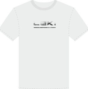 Leki LE T-shirt z LOGO LEKI white-black L 1