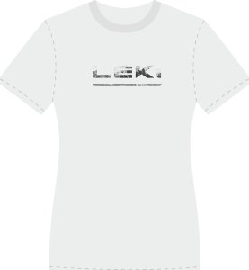 Leki LE T-shirt z LOGO WOMEN white-black XS 1