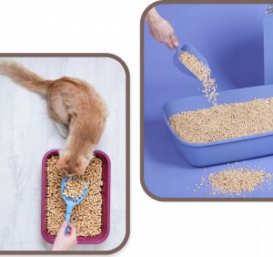 Żwirek dla kota Barry King Pellet drewniany dla kota 10L 3