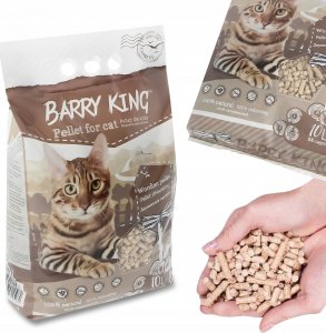 Żwirek dla kota Barry King Pellet drewniany dla kota 10L 9