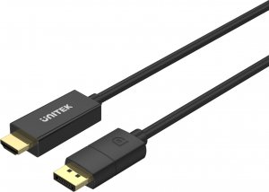 Kabel Unitek DisplayPort - HDMI 1.8m czarny (V1608A) 1