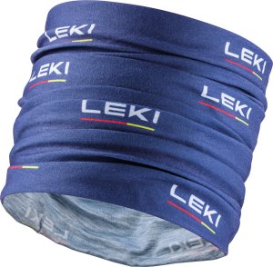 Leki LE Komin MULTISCARF blue-white 1