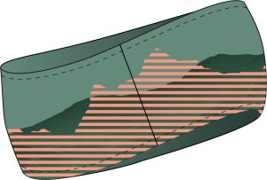 Leki LE Opaska 4 Season Headband green-coral 2