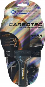 Donic Rakietka do tenisa stołowego CarboTec 7000 + pokrowiec 11