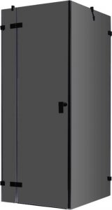 EAGO Kabina Prysznicowa 100x100 Easy Clean 8mm Czarna 7